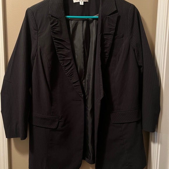 CAbi Jackets & Blazers - Black stripe Cabi Blazer